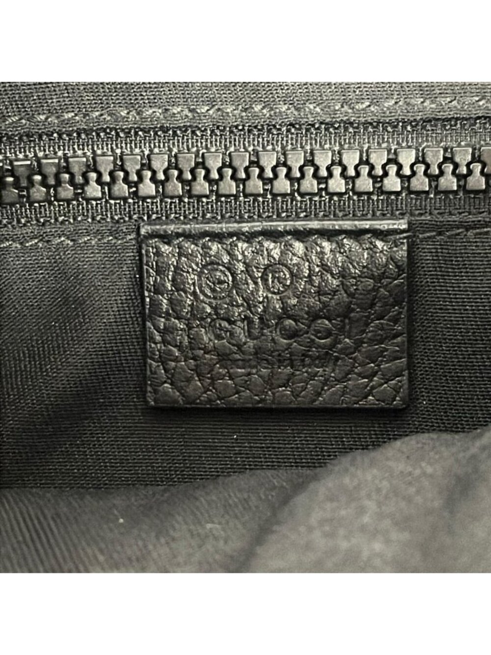Gucci Shoulder Bag GG Pattern Black Leather - Picture 8 of 9